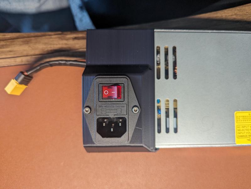 Meanwell LRS 350 PSU Cover for SOVOL SV06 (Fixed gaps in original)