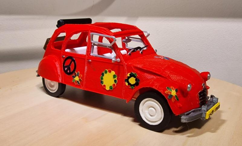 Citroën 2CV  (flower Power) year 1973 Disigner Ed van der Heijden