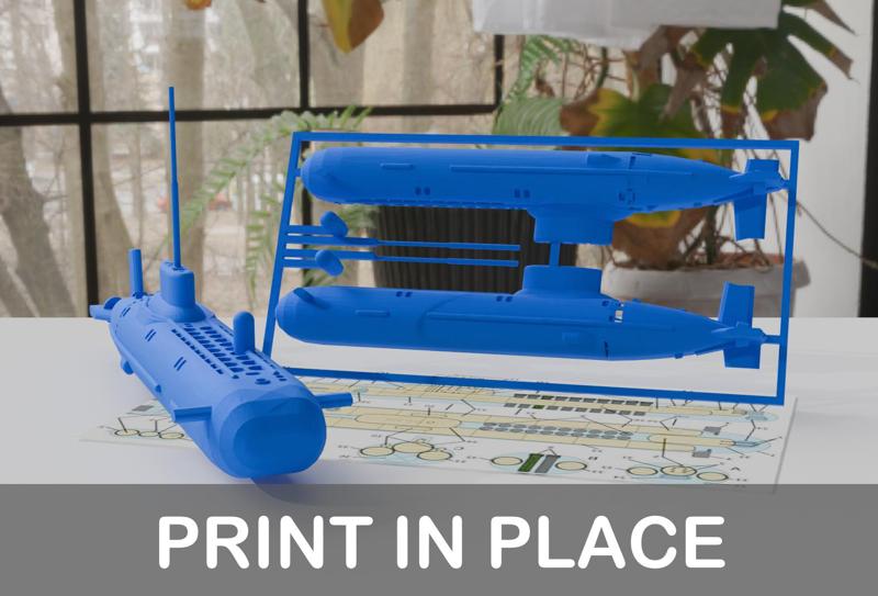 Submarine Typhoon Class - Kit Card