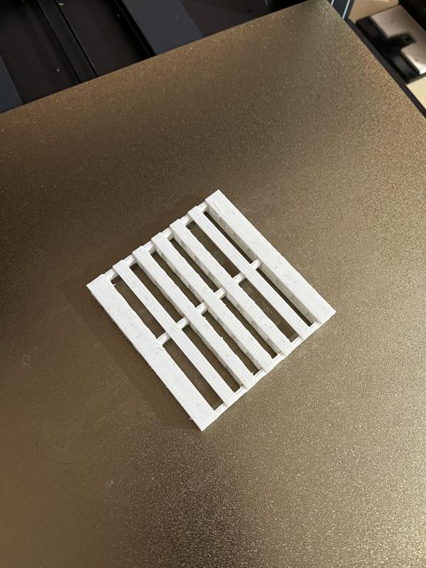 Wooden palette coaster