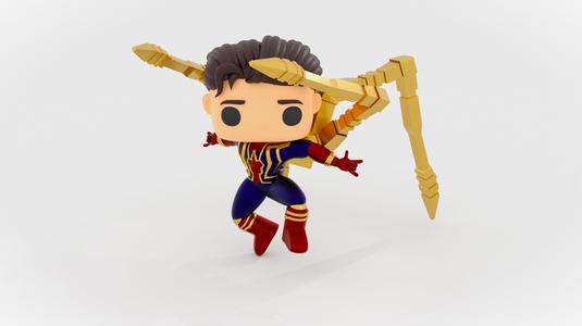 SpiderMan :Tom Holland iron suit funko pop