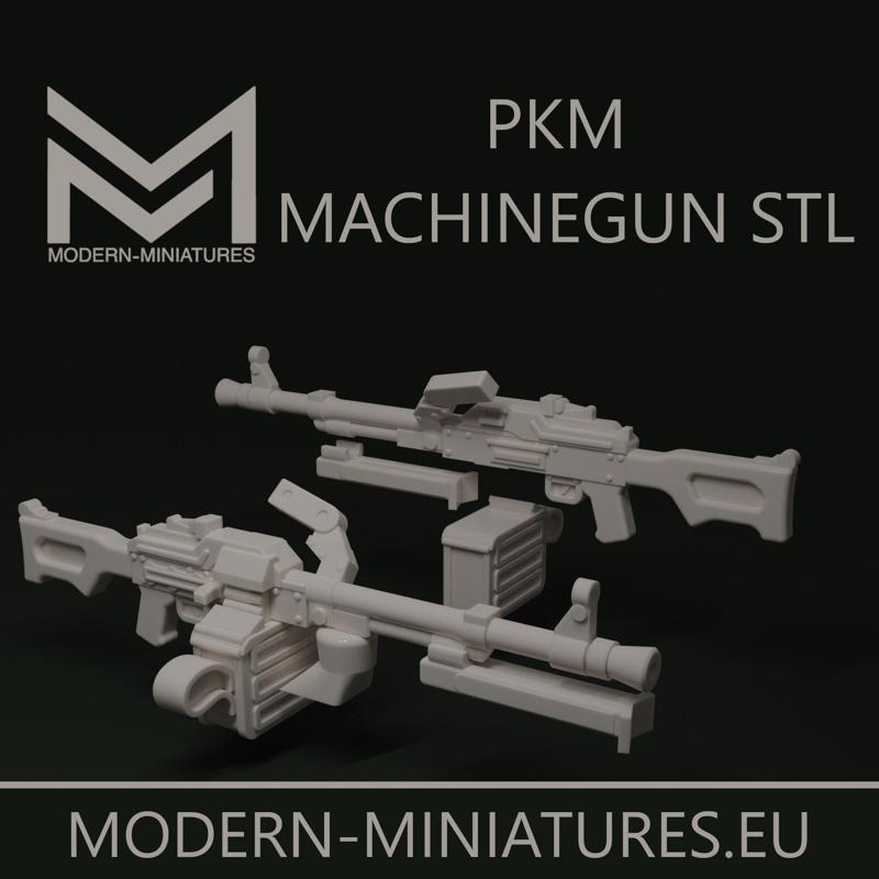 PKM MMG 7.62 Machinegun