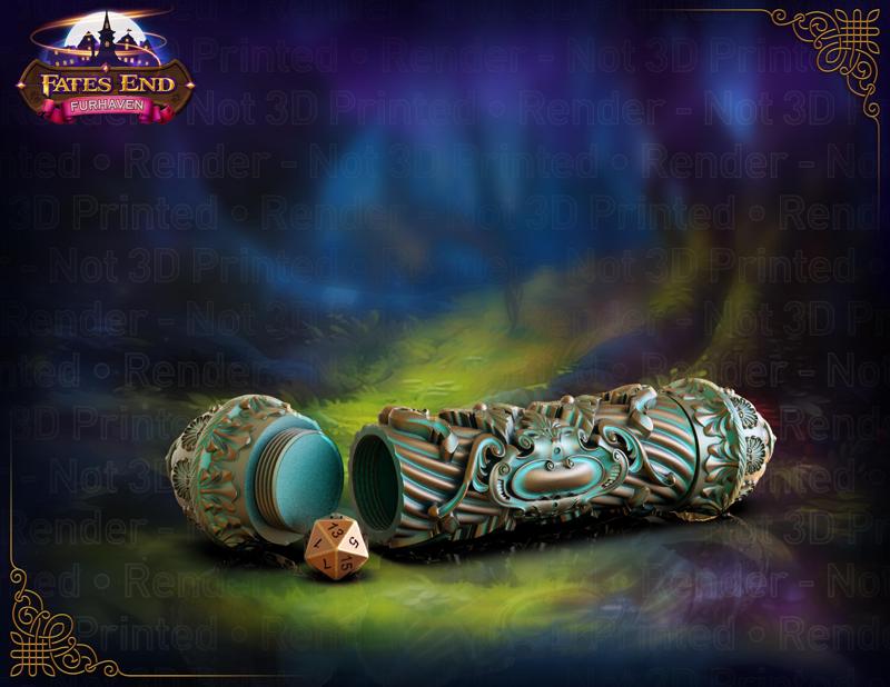 Parliament's Spell Scroll Dice Vault - SUPPORT FREE!