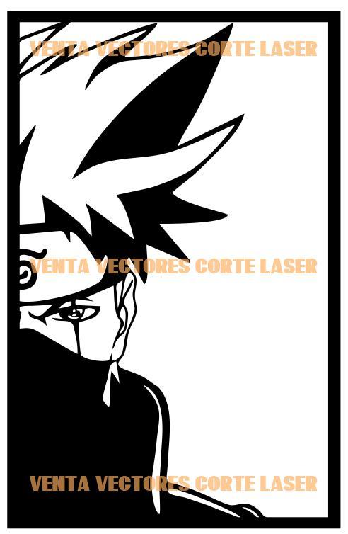 NARUTO - KAKASHI 2 WALL ART DECORATION - ANIME 3D PRINTING AND LASER CUTTING