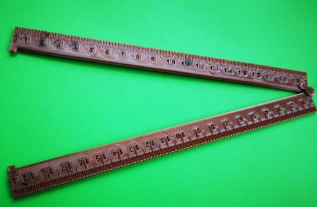 Foldable Ruler Print In Place