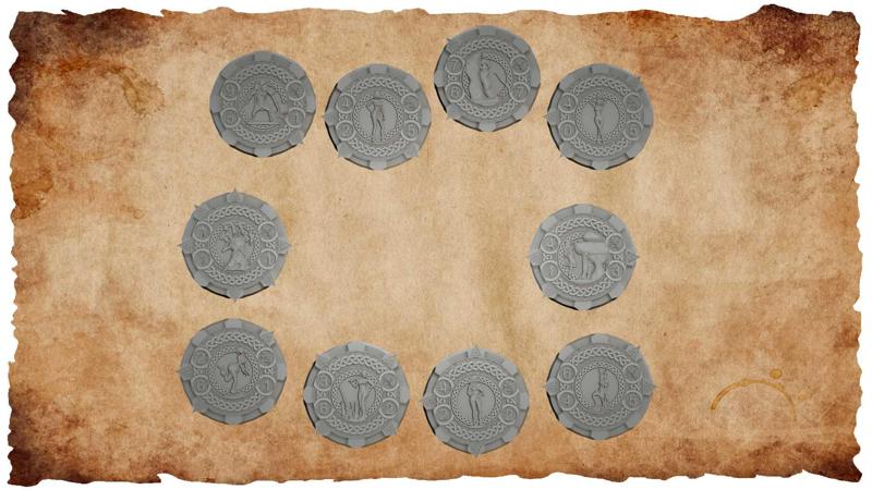 Pack 1 of 10 Coin for TYR Coin Battle Coin