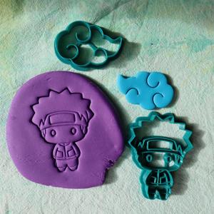 SET 5 NARUTO CHIBI COOKIE CUTTERS