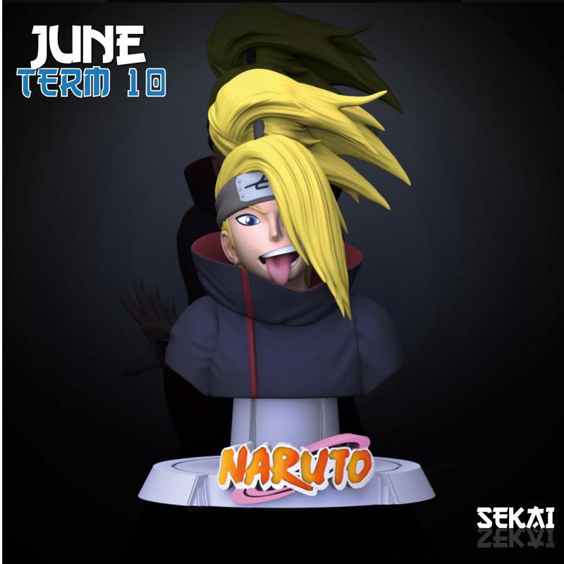 Deidara Bust - Sekai 3D Models - Tested and Ready for 3D printing