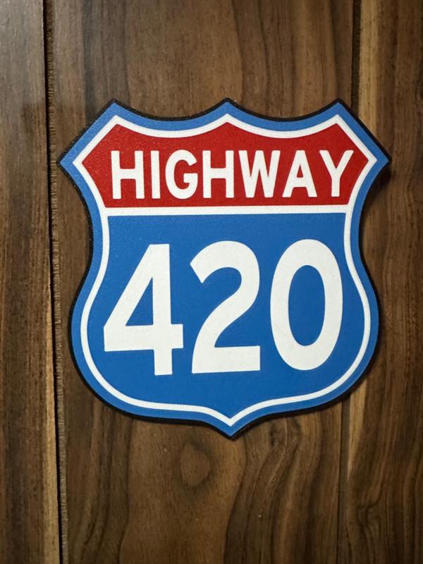 highway 420 lightbox/ wall art