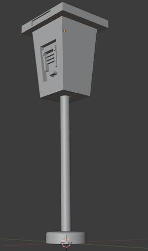 Emergency call column/ Notrufsäule