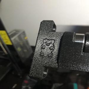 Prusa Bear 2020 Spool Holder with Vslot mount and Bear logo