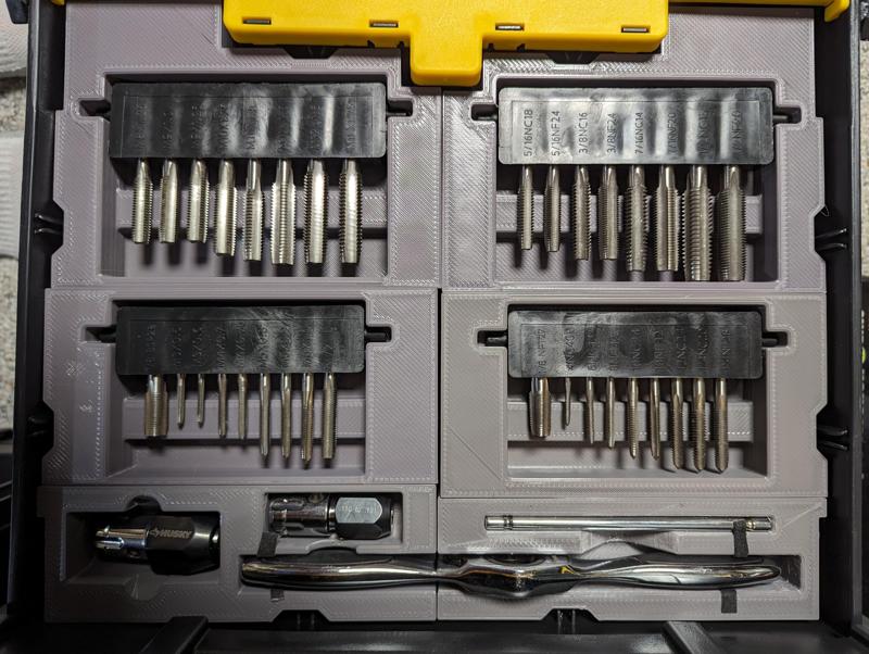Tap and Die Organizer for Tstak / Versastack Drawer