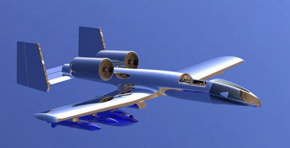 A10 style playmobile jet