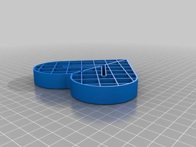 Routing template - Heart