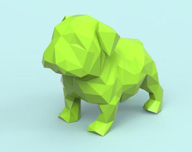 Low Poly Bulldog