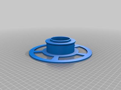 Two part filament spool