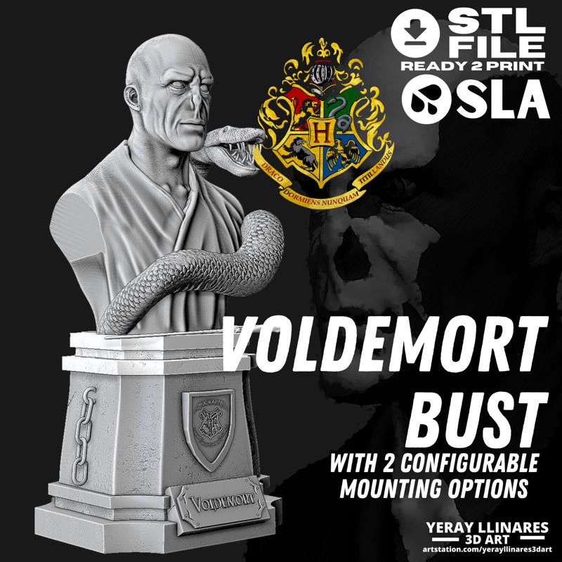 Voldemort Bust - Harry Potter