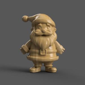 santa clause sculpture for table - desk - tree - keychain 004
