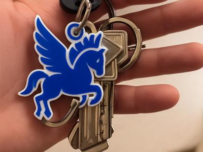 Pegasus Keychain