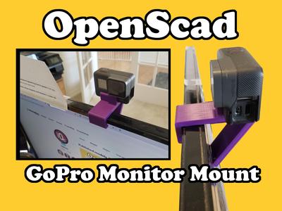 OpenScad CoPro Monitor Mount