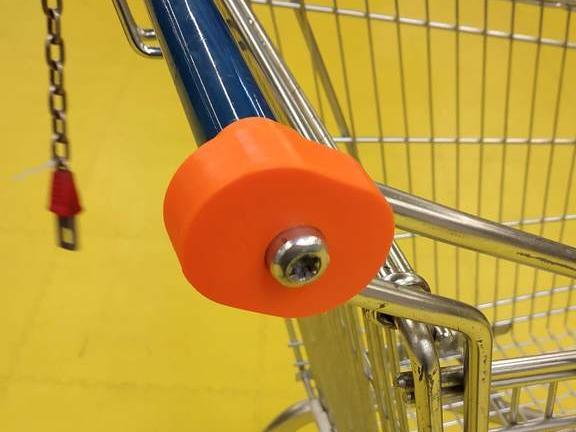 Shopping cart handle repair