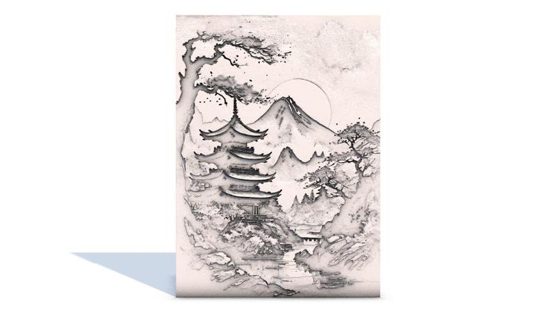 Japanese landscape home decor wall art no.7