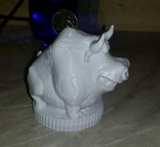 Piggy bank bull 2021
