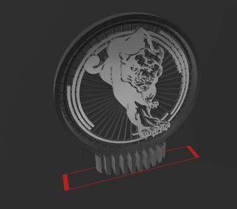 Ready to Attack Tiger - Q45 - Quick Print Gift - 2D - NO SUPPORT