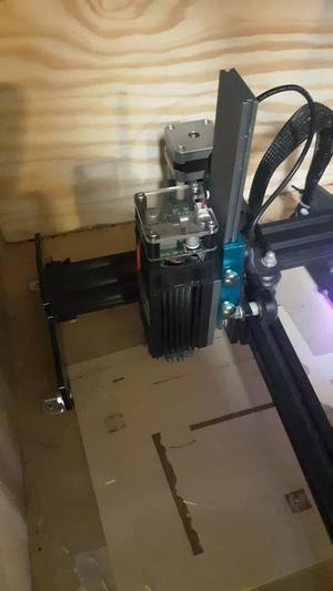 Ortur laser Z height adjustment