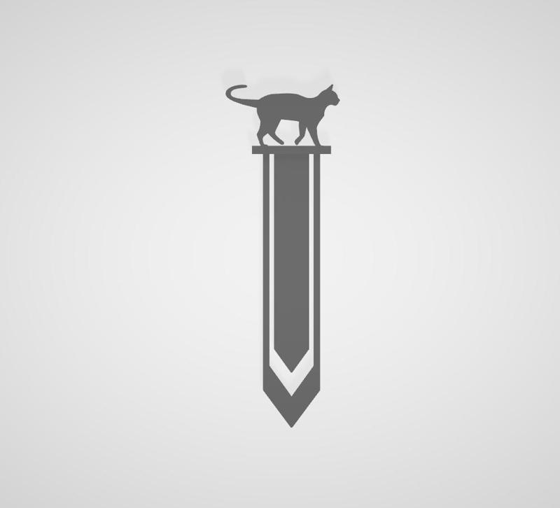 BOOKMARK / BOOKMARK / BOOKMARK-PAGE / MARQUE-PAGE / CAT / CAT