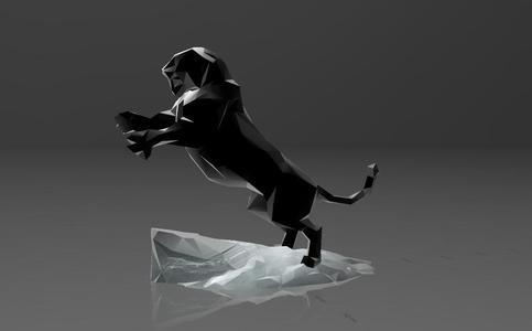 Tiger 001 - LowPoly Bust