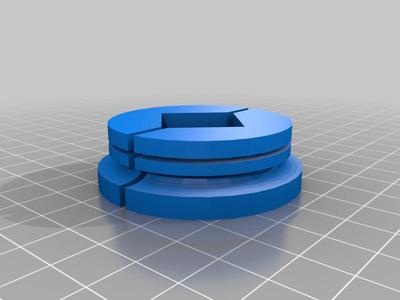 Pen turning blank, chuck clamp for Nova 50mm jaws