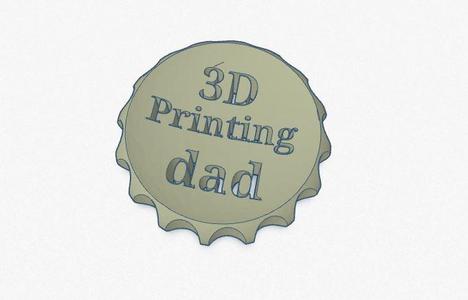 3D Printing dad Makercoin
