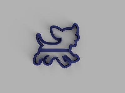 Cookie cutter dog