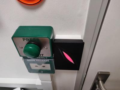 Proximity reader spacer