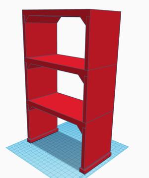Modular Tabletop Shelf
