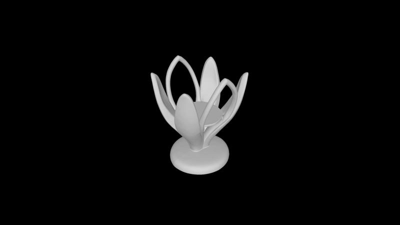 Elegant Lotus Candle Holder