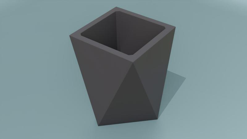 Polygonal pot