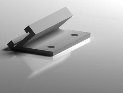 Led strip holder 45°