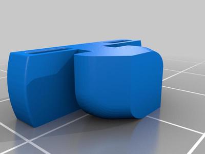 Ender 3 (2020 Extrusion) zip tie clips (Imported from Thingiverse)