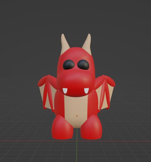 Dragon - Adopt Me - Roblox - Pet - 3D