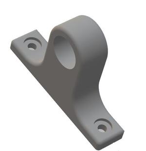Wall mounted towel rack