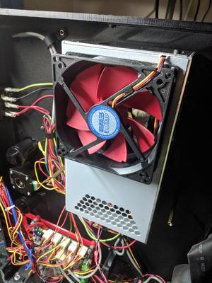 Mean Well SP-320-24 PSU 100mm Fan Cover 