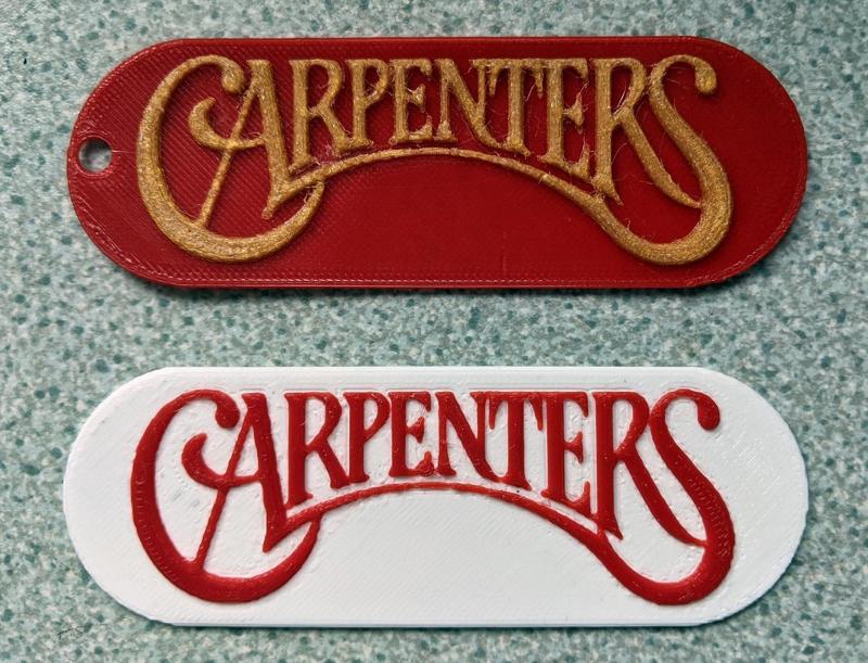 Carpenters Keyfob & Fridge Magnet
