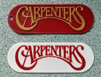 Carpenters Keyfob & Fridge Magnet