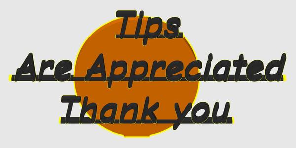Tip sign