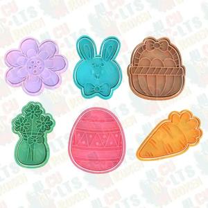 Easter elements cookie cutter set of 6