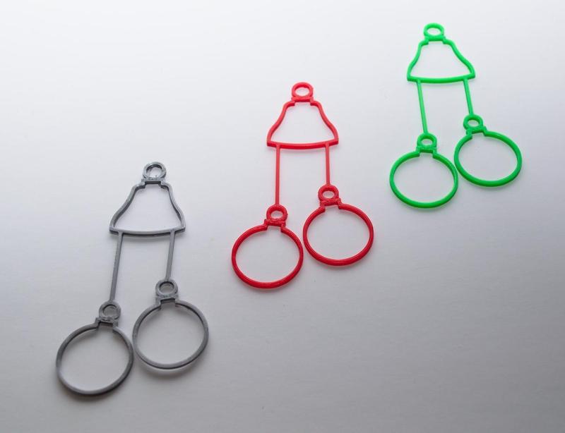 Uneven Festive Bell and Bauballs