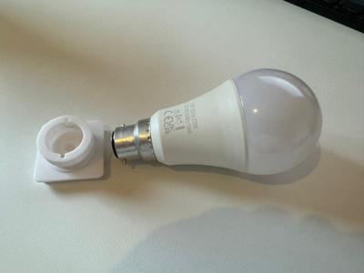 Gridfinity B22 Bayonet Bulb or Lamp holder 