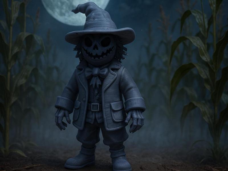 The Eerie Scarecrow of the Night